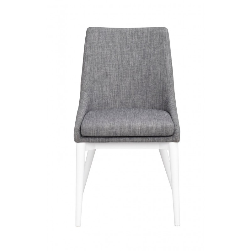 RO Be Dining Chair Dark Grey/White